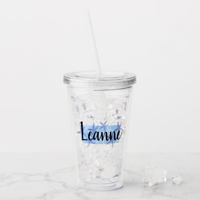 personalised name tumbler (Front Ice)