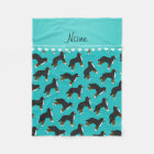 Personalised name turquoise Bernese Mountain dogs