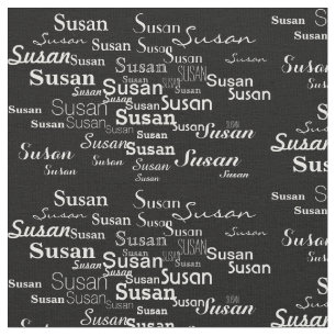 personalised name txt pattern generator fabric