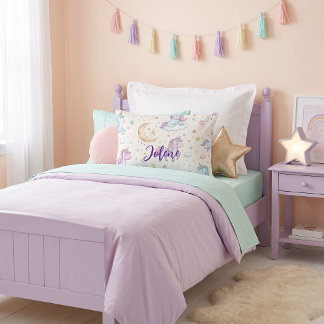 Personalised Name Unicorn Bedroom Decor Decorative Cushion