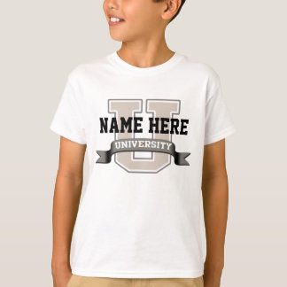 Personalised Name University Cool Funny Family T-Shirt