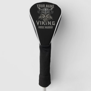 Personalised NAME Viking Warrior Heritage  Golf Head Cover