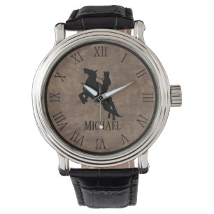 Personalised Name Vintage  Horse  Watch