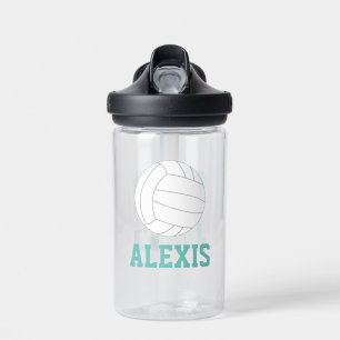 Personalised Name Volleyball Jersey  Water Bottle