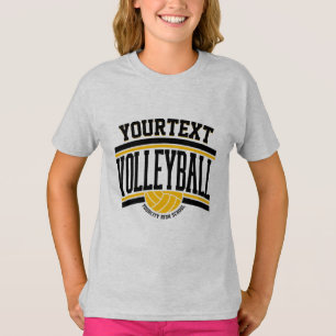 Personalised NAME Volleyball Player School Team  T-Shirt