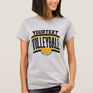 Personalised NAME Volleyball Player School Team T-Shirt