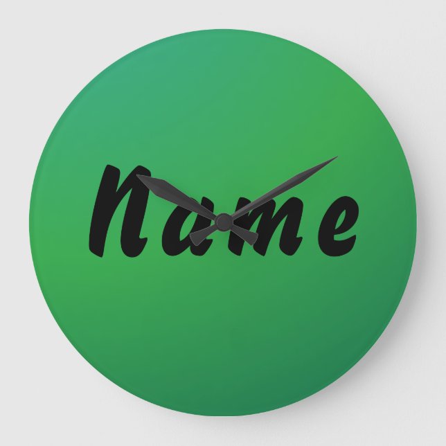 Personalised Name Wall clock (Front)