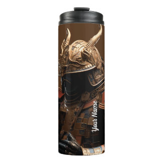 Personalised Name Warrior Armour Thermal Tumbler