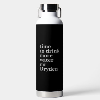 Personalised name water bottle