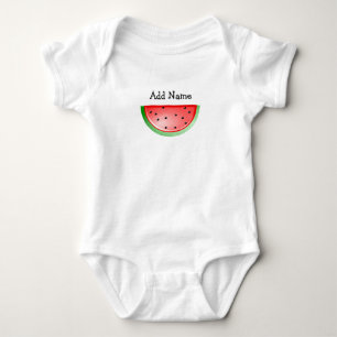 Personalised Name Watermelon Baby Tshirt