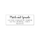 Personalised Name Wedding Calligraphy Chic Address