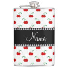 Personalised name white cherry pattern