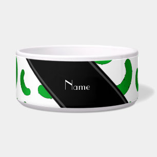 Personalised name white green pickles