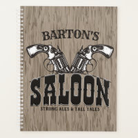 Personalised NAME Wild West Gun Revolver Saloon
