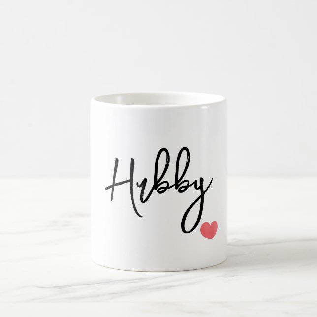 Personalised Name with Heart Custom Gift  Coffee Mug (Center)