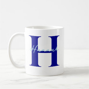 Personalised Name With Initial Gift For Him Her Coffee Mug