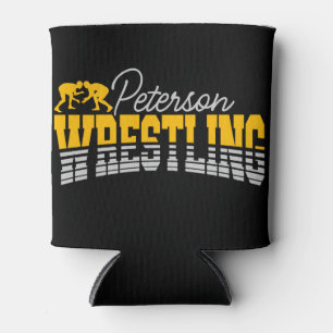 Personalised NAME Wrestling School Team Wrestler Can Cooler