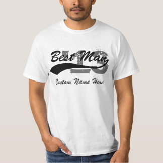 Personalised Name & Year Best Man T-Shirt