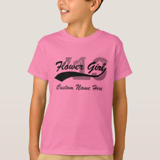 Personalised Name & Year Flower Girl Shirt