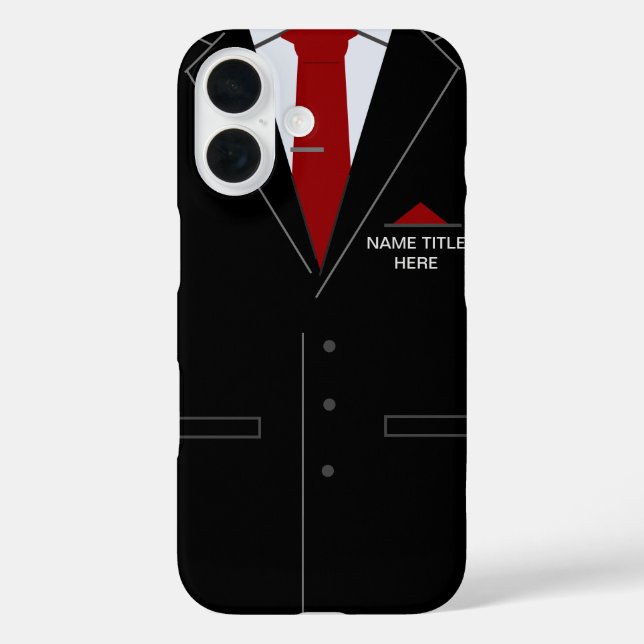 Personalised Name Your Business iPhone Case (Back)