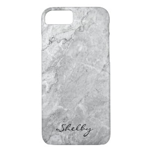Personalised Named Grey Granite iPhone 7 Case