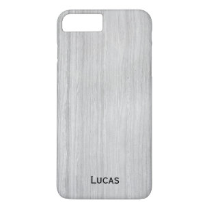 Personalised Named Grey Stripes iPhone 7 Plus iPhone 8 Plus/7 Plus Case