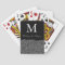 Personalised Names and Monogram Playing Cards