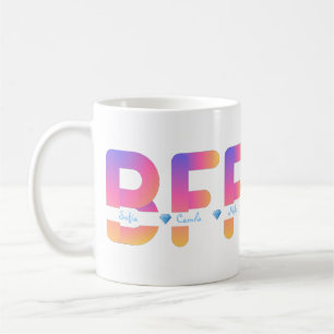 Personalised  Names BFF Mug
