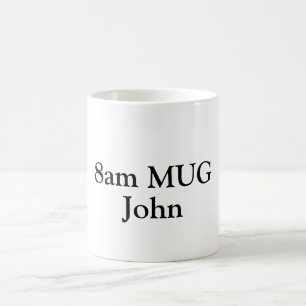 Personalised names on Coffee Mug. Office drinking  Coffee Mug