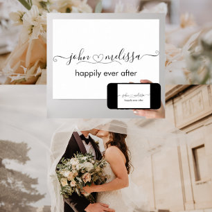 Personalised Names with Heart poster