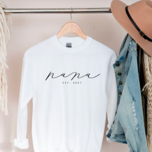 Personalised Nana Grandma Sweatshirt