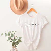 Personalised Nana Grandma T-Shirt