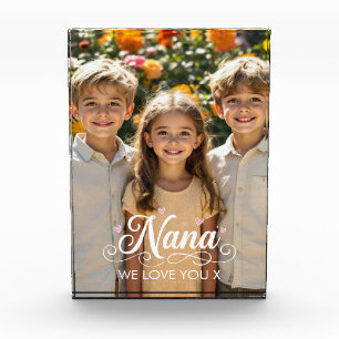Personalised Nana Photo Block