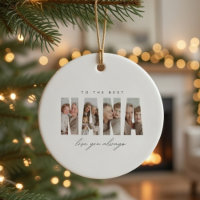 Personalised NANA Photo Christmas Custom