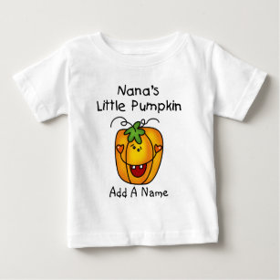 Personalised Nana's Little Pumpkin Tshirt