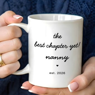 Personalised Nanny Mug Best Chapter Yet