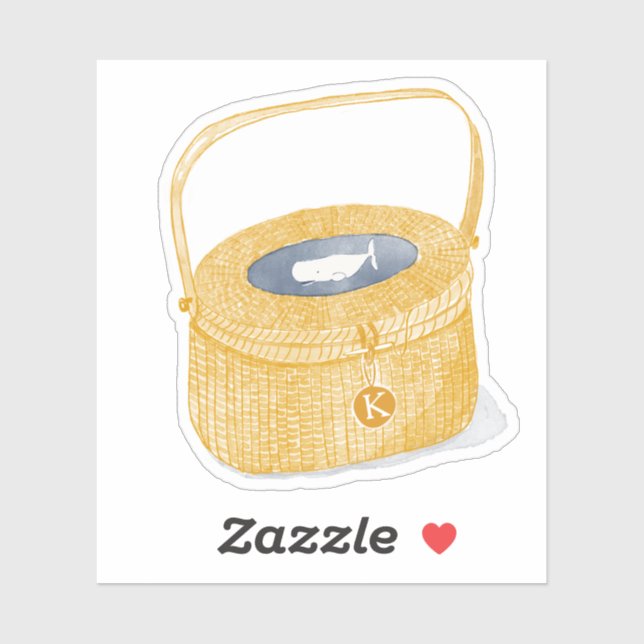 Personalised Nantucket Basket  (Sheet)