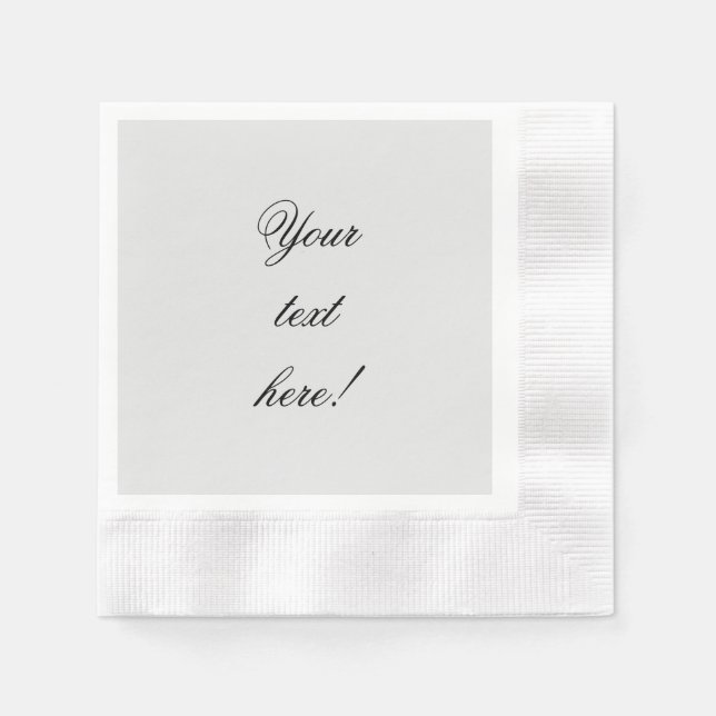 Personalised Napkin (Front)
