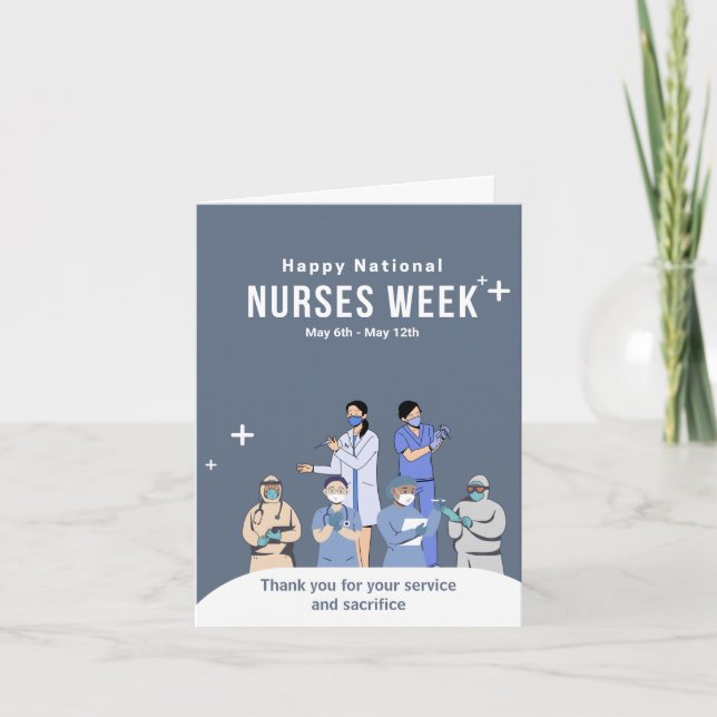 Personalised National Nurses Week Card (Front)