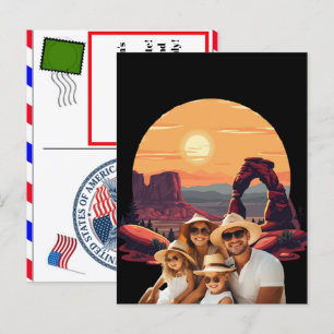Personalised National Park Travel Adventure 2026 Holiday Postcard