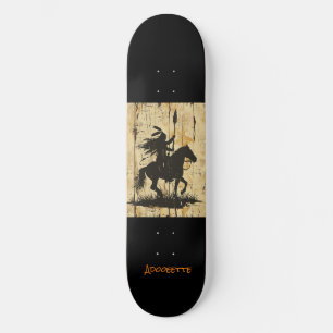 Personalised Native American Skateboard