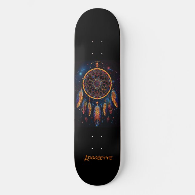 Personalised Native American Skateboard (Front)