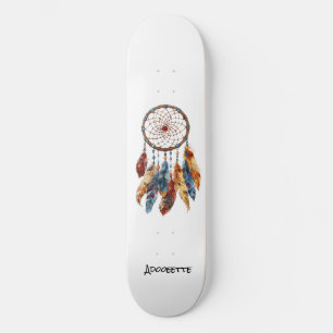 Personalised Native American Skateboard