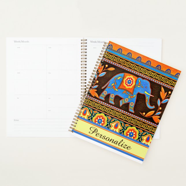 Personalised Native elephant Planner (Display)