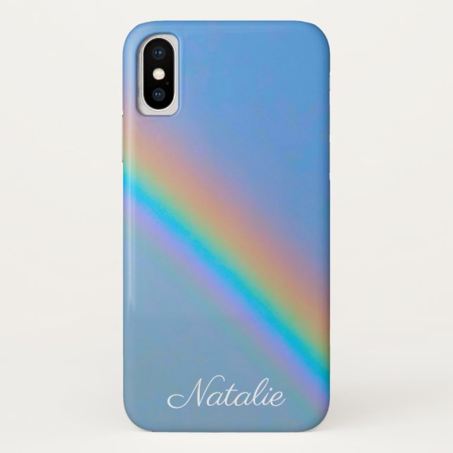 Personalised natural real rainbow Case-Mate iPhone case (Back)