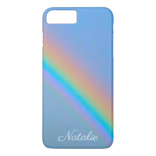 Personalised natural real rainbow iPhone 8 plus/7 plus case
