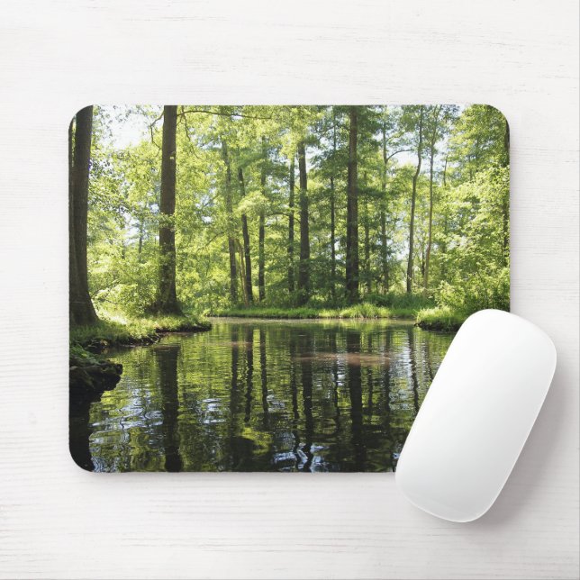 Personalised Nature Photo Modern  Mouse Mat (With Mouse)