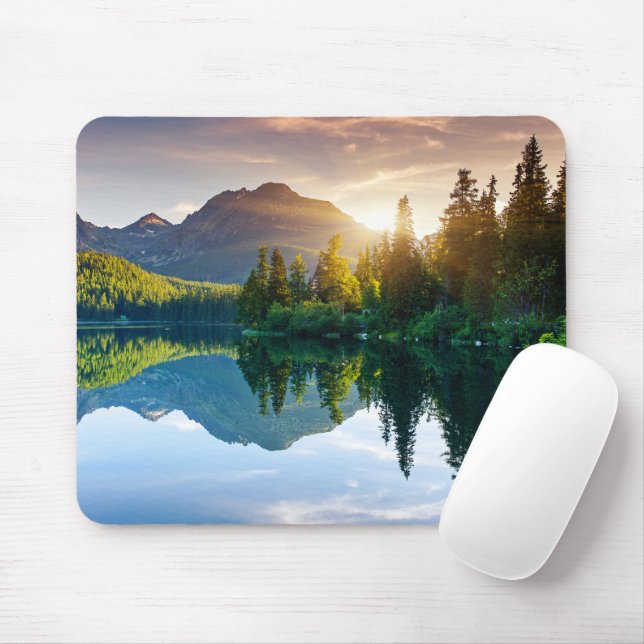Personalised Nature Photo Modern  Mouse Mat (With Mouse)