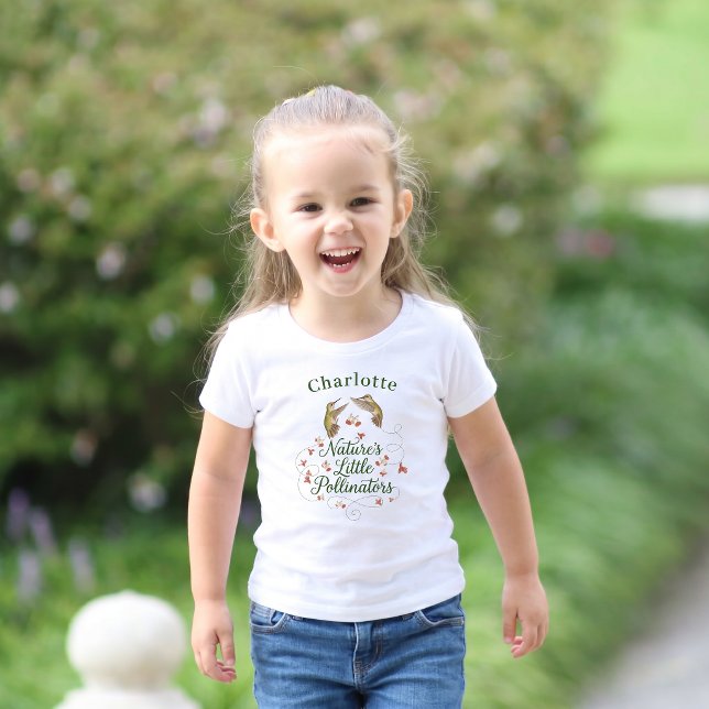 Personalised Nature's Little Pollinators Tee (Personalized Nature's Little Pollinators Tee)