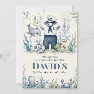 Personalised Nautical Birthday Greeting Card